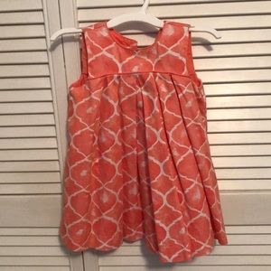 18 month little girls coral dress